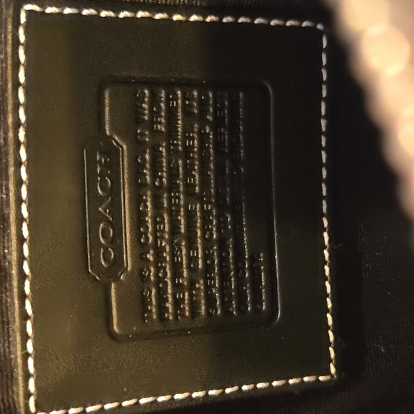 Coach canvas & leather logo Wallet/mini carry all - Picture 5 of 9